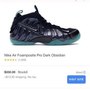 Foamposite “Dark obsidian”